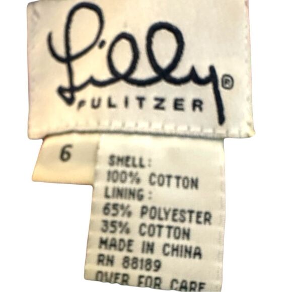 Lilly Pullizer size 6 Late 90,s colorful sheath dress with lemon/lime motif VTG - Picture 7 of 8